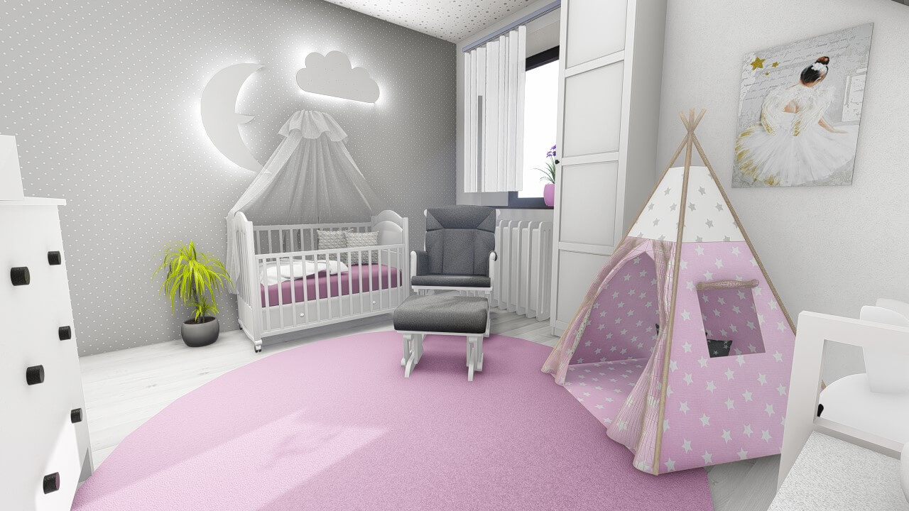 Pokojíček pro malou princeznu