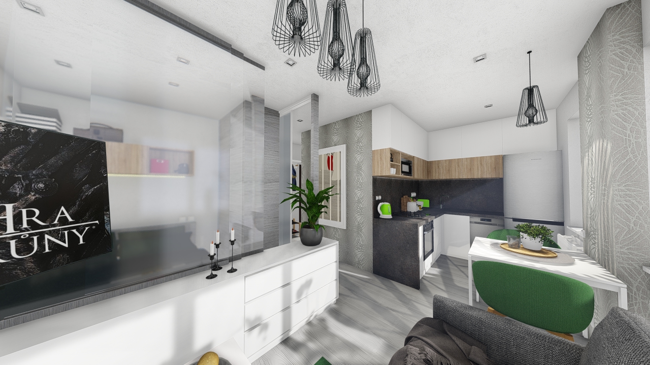 Vizualizace - 1+kk Ostrava